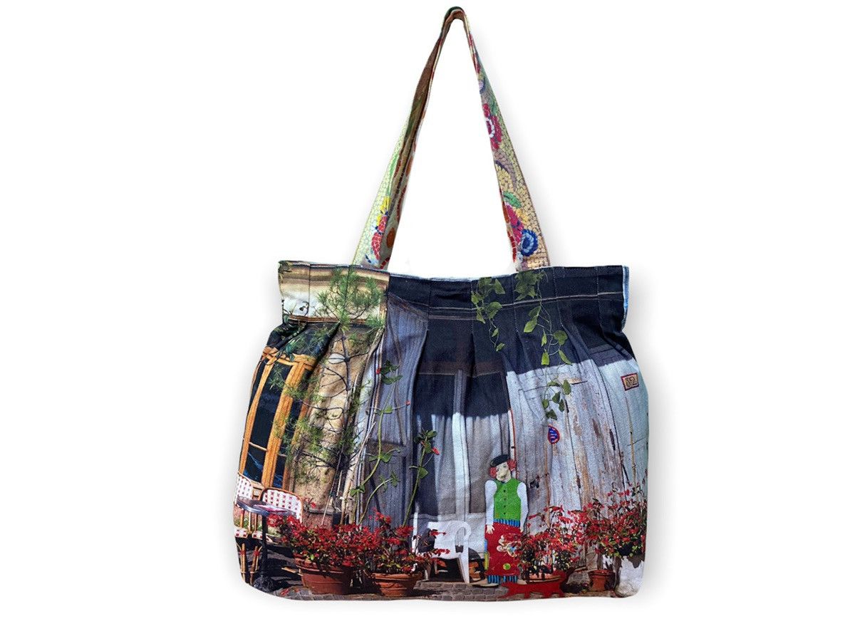 Designer MARON BOUILUE PRINTED TOTE BAG Size ONE SIZE - 2 Thumbnail