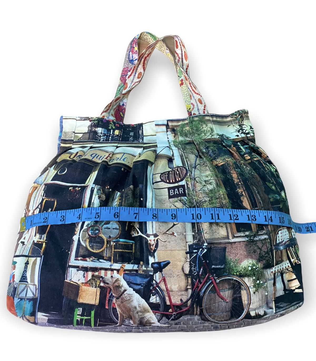 Designer MARON BOUILUE PRINTED TOTE BAG Size ONE SIZE - 10 Thumbnail