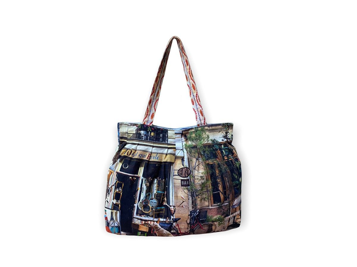 Designer MARON BOUILUE PRINTED TOTE BAG Size ONE SIZE - 4 Thumbnail