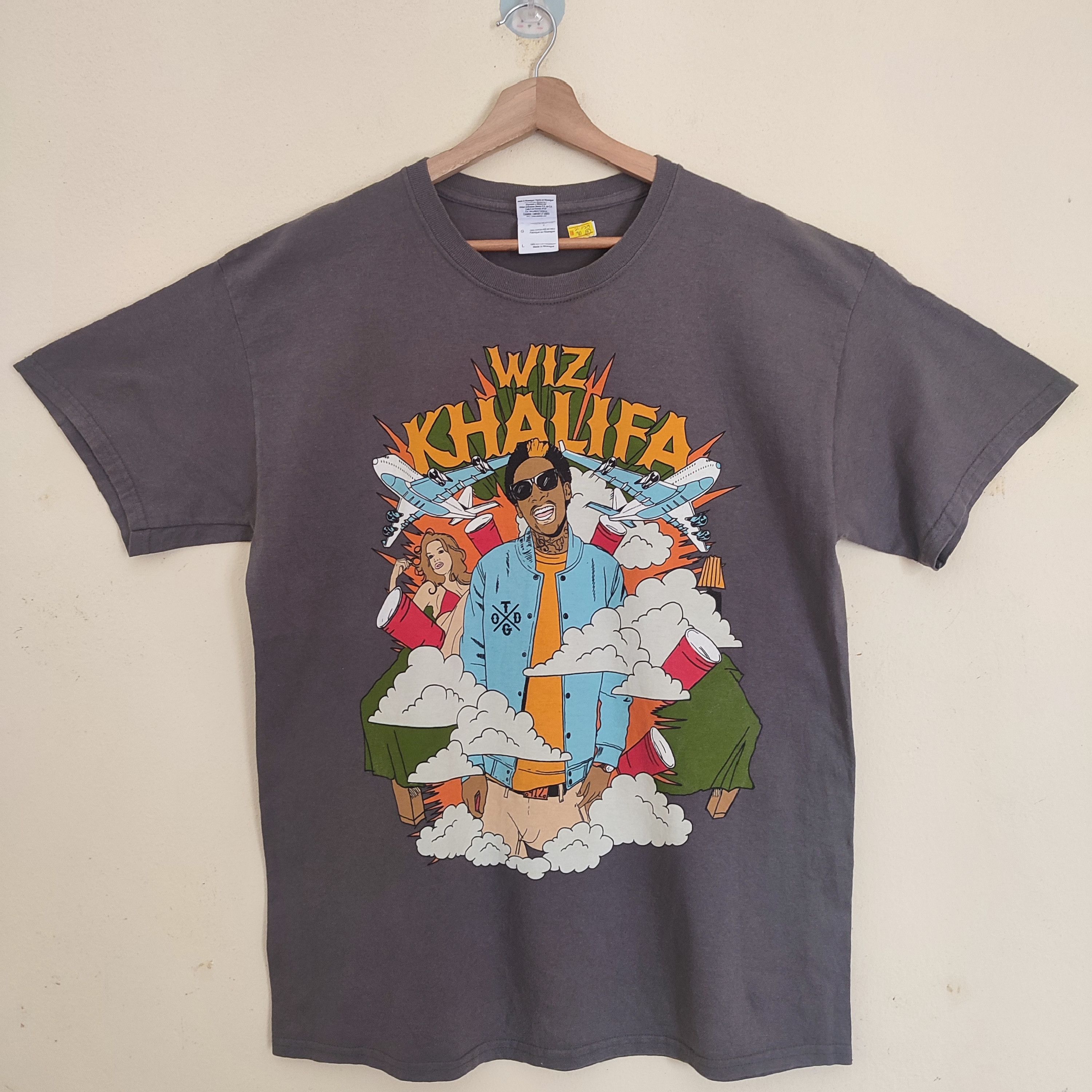 Rap Tees WIZ KHALIFA American Rapper Tshirt Size US L / EU 52-54 / 3 - 1 Thumbnail