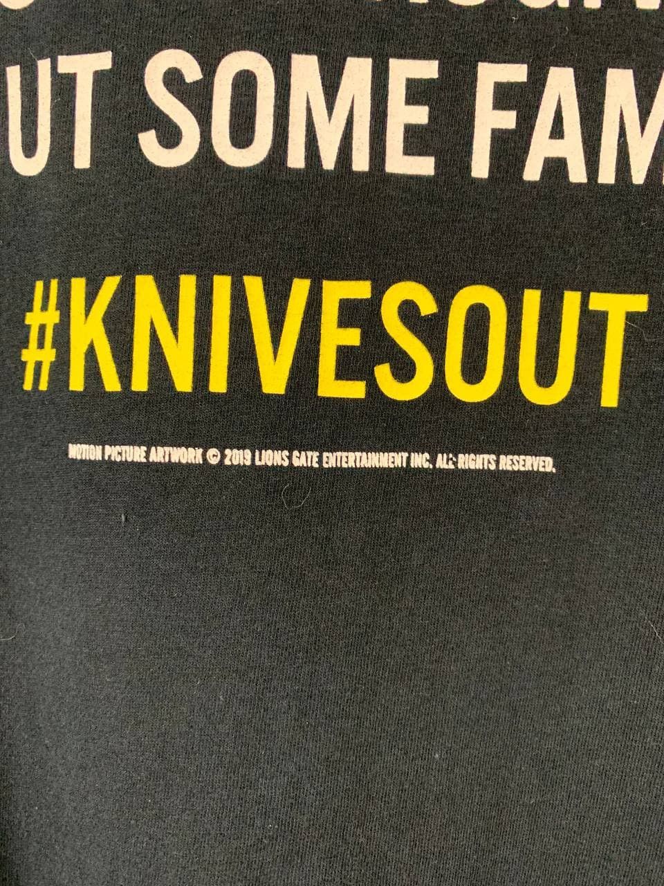Vintage Knives Out Mystery Film Daniel Craig Chris Evans Movie Tee Size US XXL / EU 58 / 5 - 10 Thumbnail