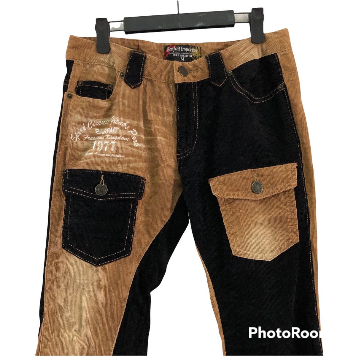Japanese Brand Rare bootcut corduroy bushpants two colour Size US 31 - 2 Thumbnail