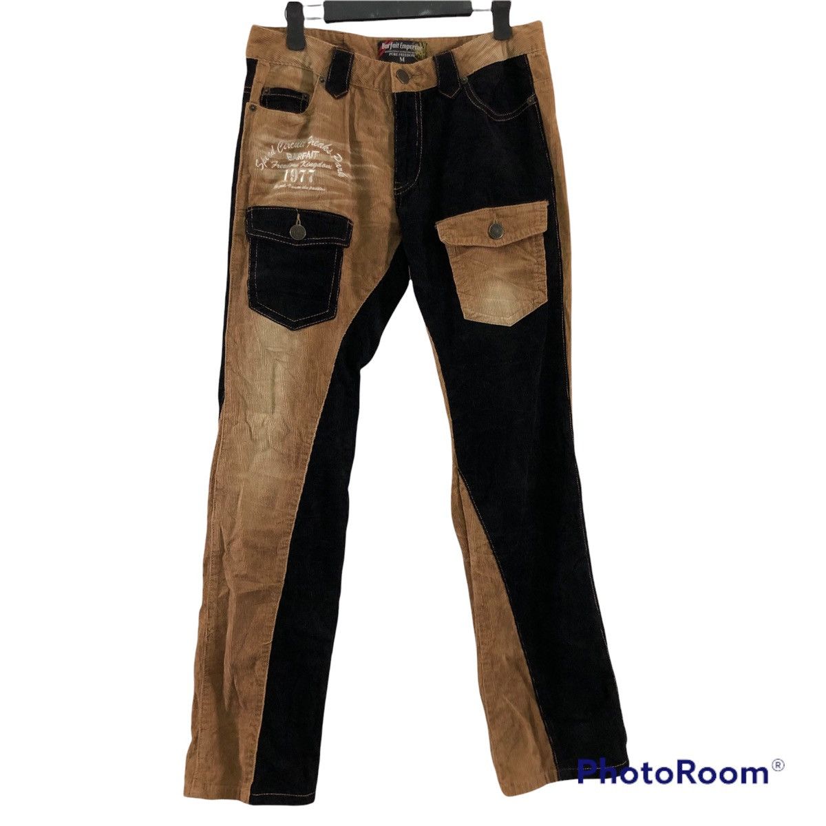 Japanese Brand Rare bootcut corduroy bushpants two colour Size US 31 - 1 Thumbnail