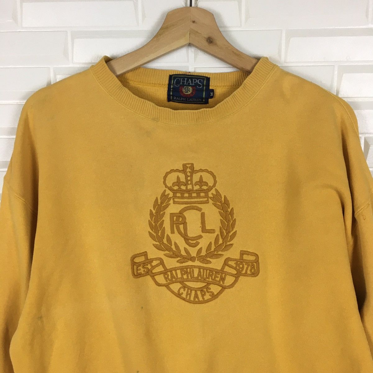 Chaps Ralph Lauren Chaps Ralph Lauren Embroidery Crewneck Size US M / EU 48-50 / 2 - 5 Thumbnail
