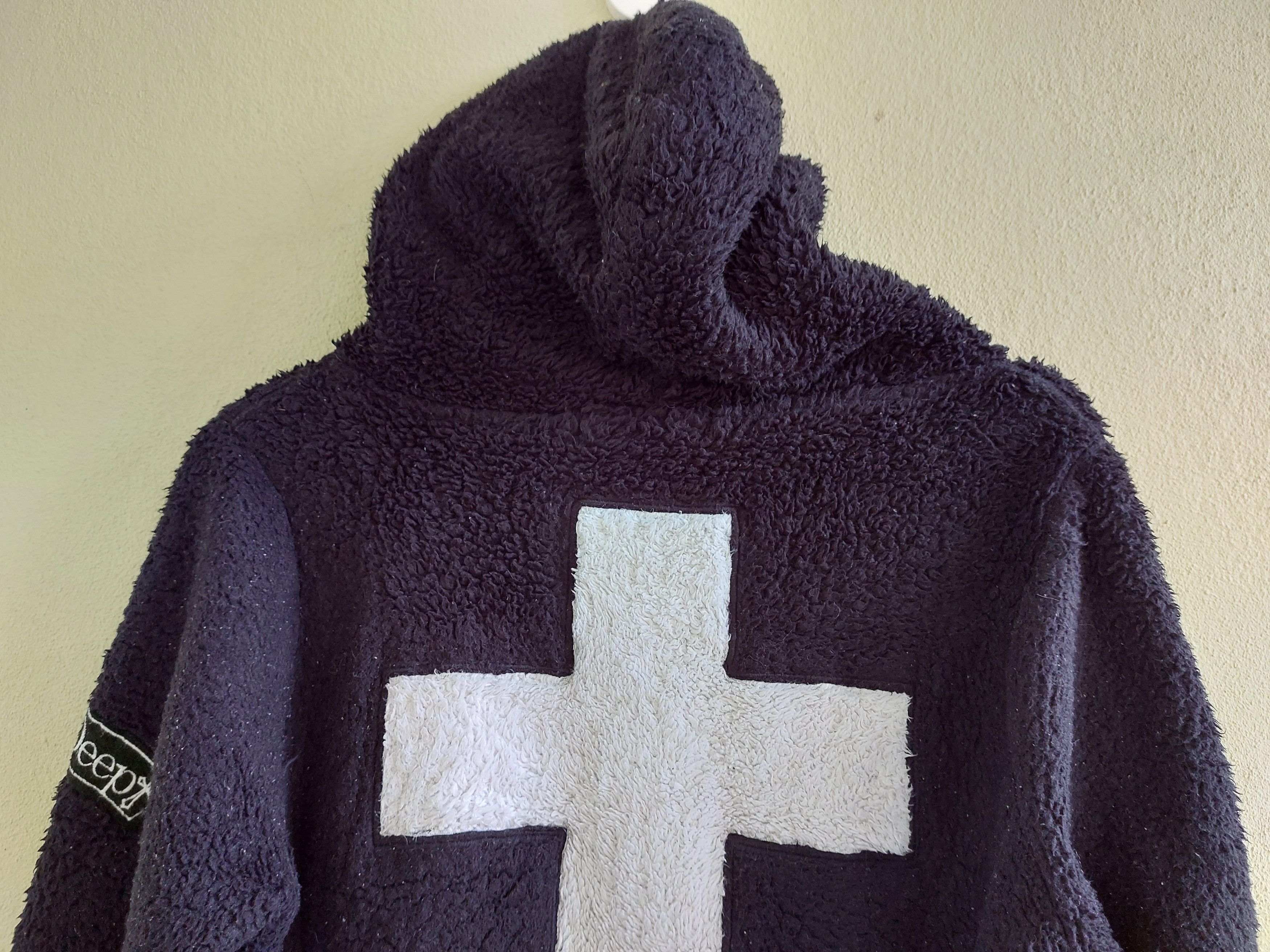 Japanese Brand DIG DEEP teddy fleece hoodie zipper sweater Size US M / EU 48-50 / 2 - 11 Thumbnail