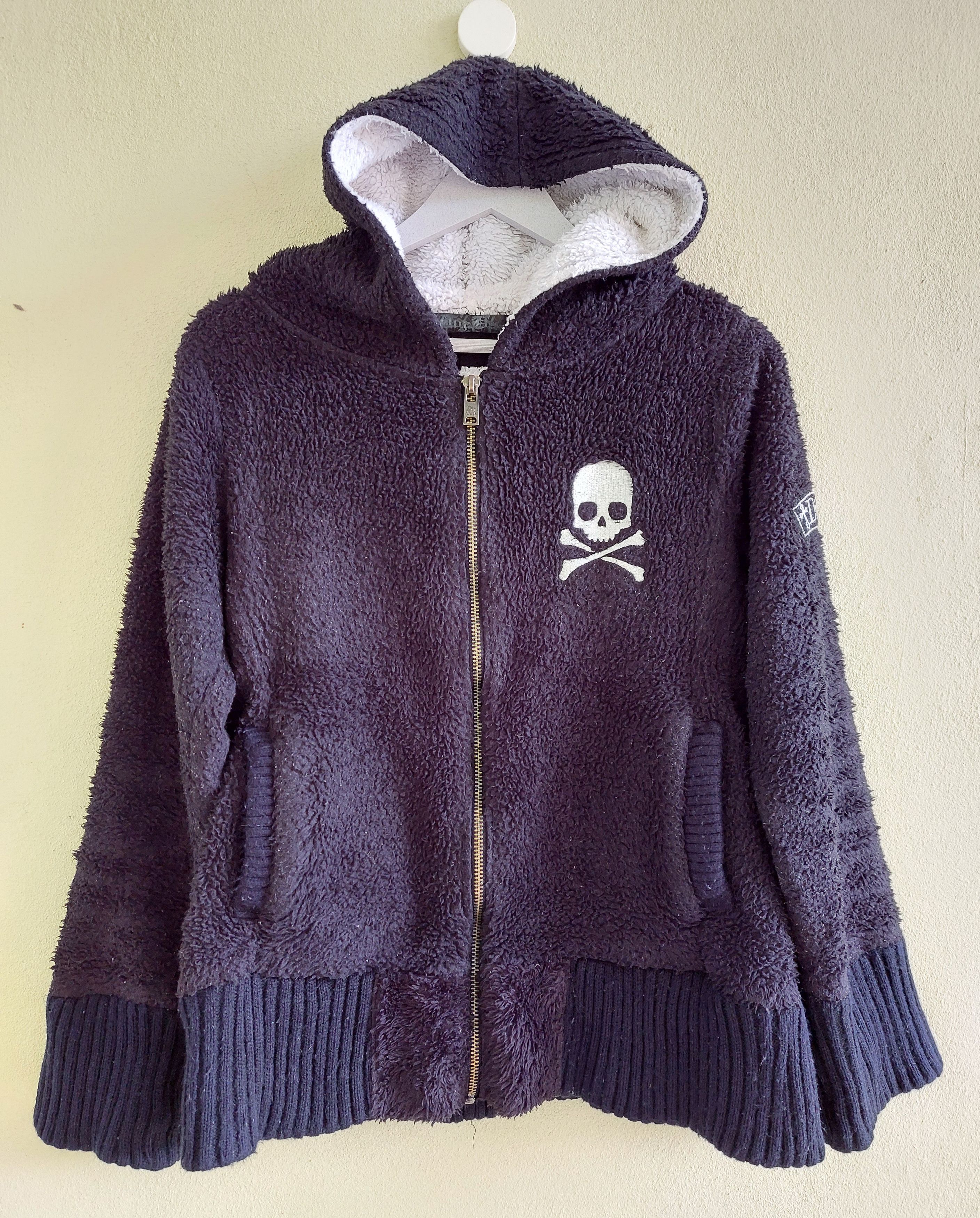 Japanese Brand DIG DEEP teddy fleece hoodie zipper sweater Size US M / EU 48-50 / 2 - 2 Thumbnail