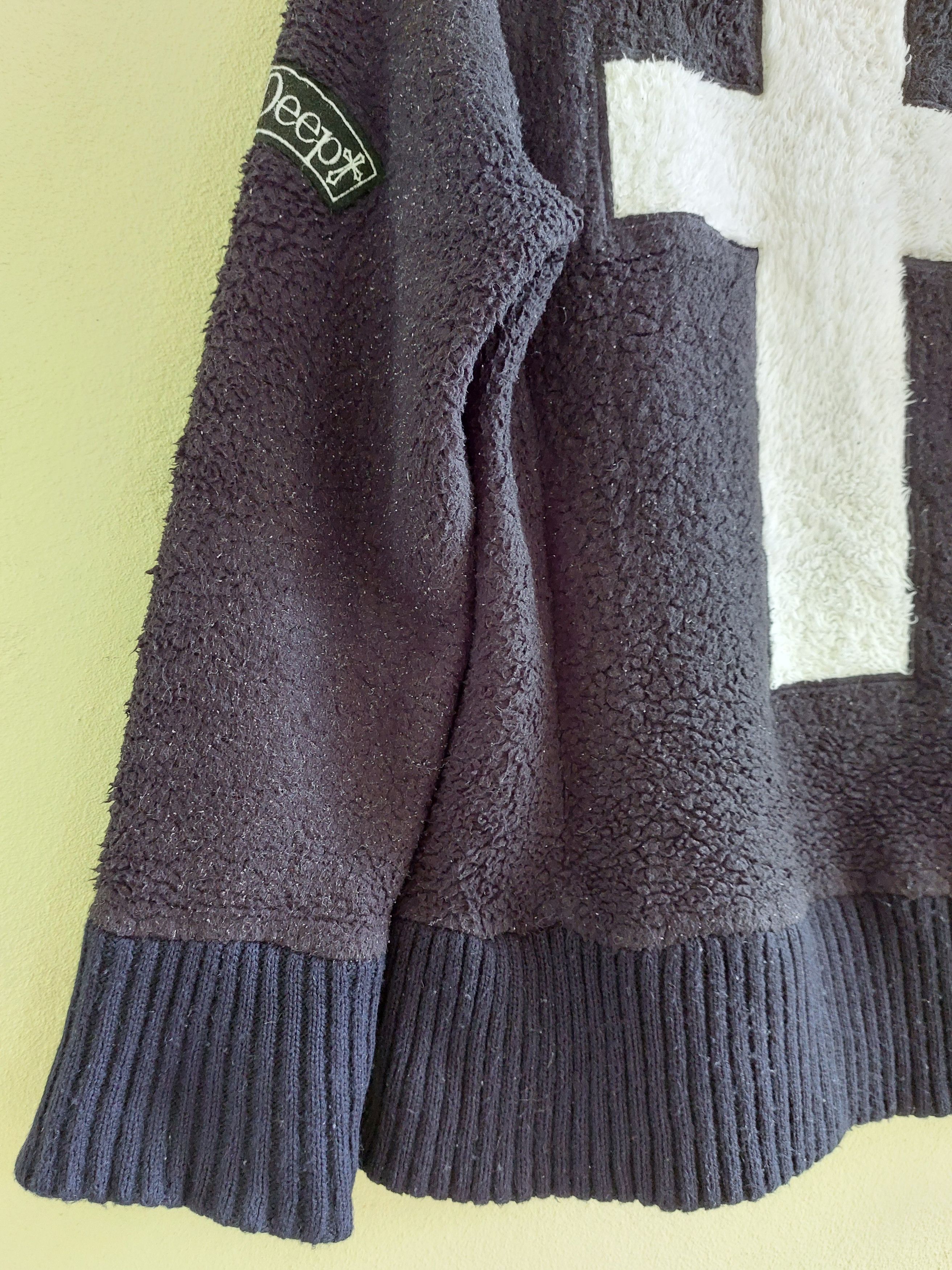 Japanese Brand DIG DEEP teddy fleece hoodie zipper sweater Size US M / EU 48-50 / 2 - 12 Thumbnail