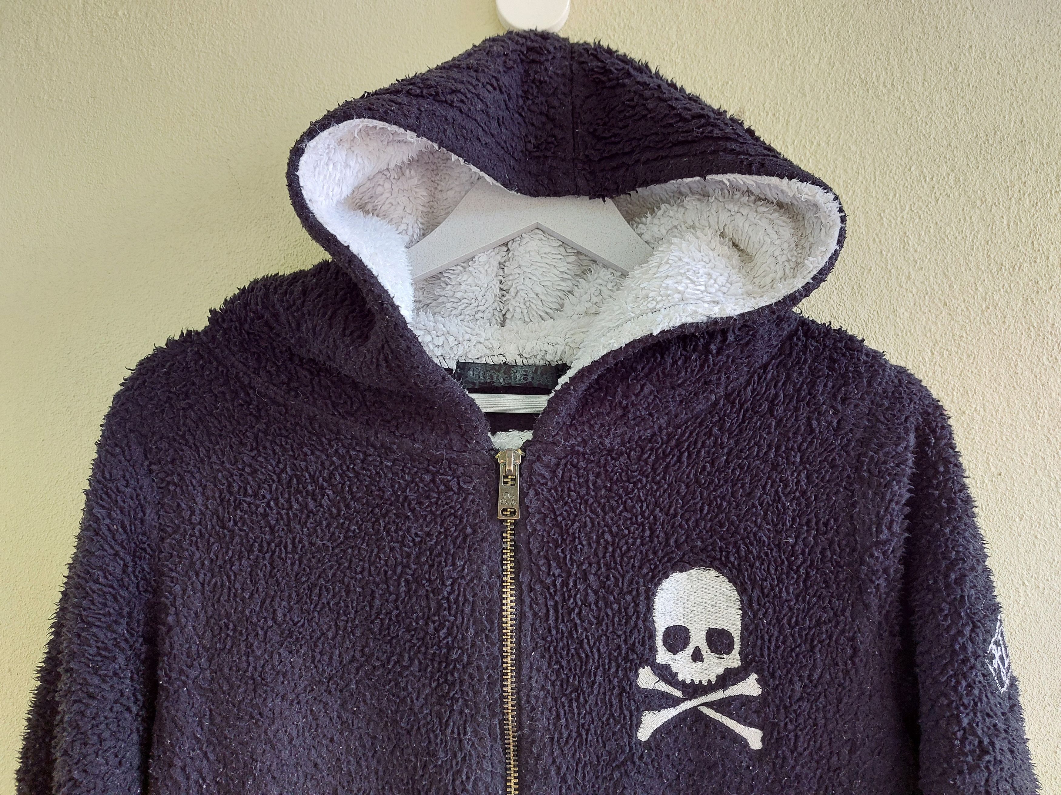 Japanese Brand DIG DEEP teddy fleece hoodie zipper sweater Size US M / EU 48-50 / 2 - 4 Thumbnail