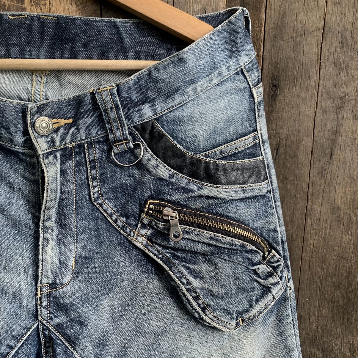 PPFM Vtg PPFM Distressed Denim Jeans Size US 33 - 6 Thumbnail