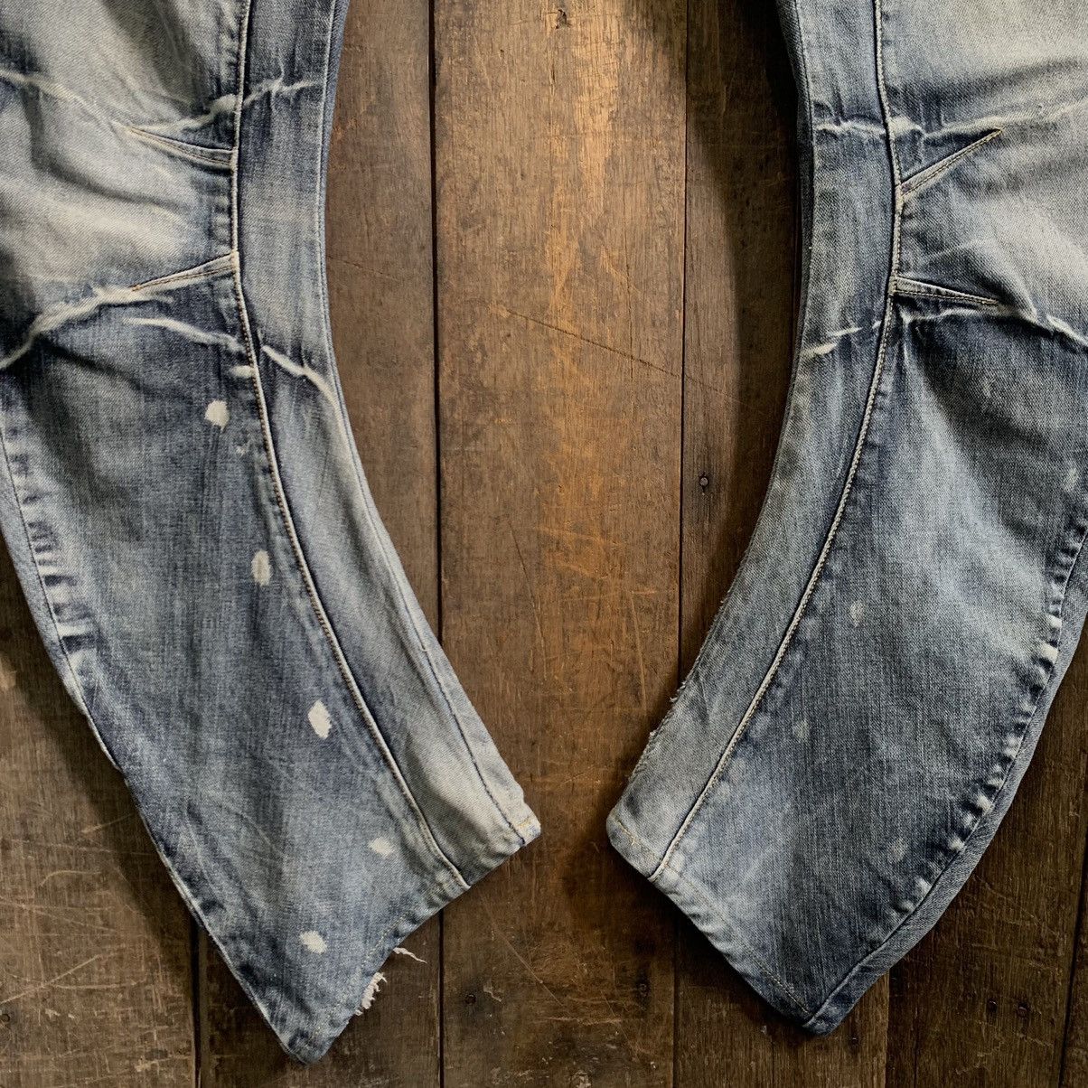 PPFM Vtg PPFM Distressed Denim Jeans Size US 33 - 5 Thumbnail
