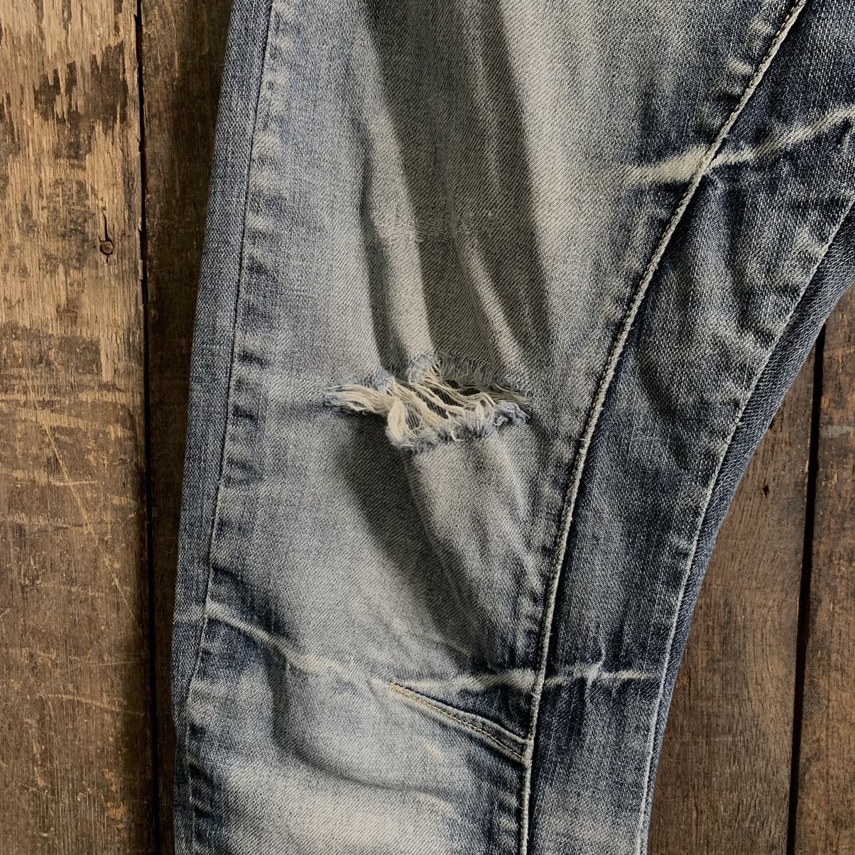 PPFM Vtg PPFM Distressed Denim Jeans Size US 33 - 4 Thumbnail
