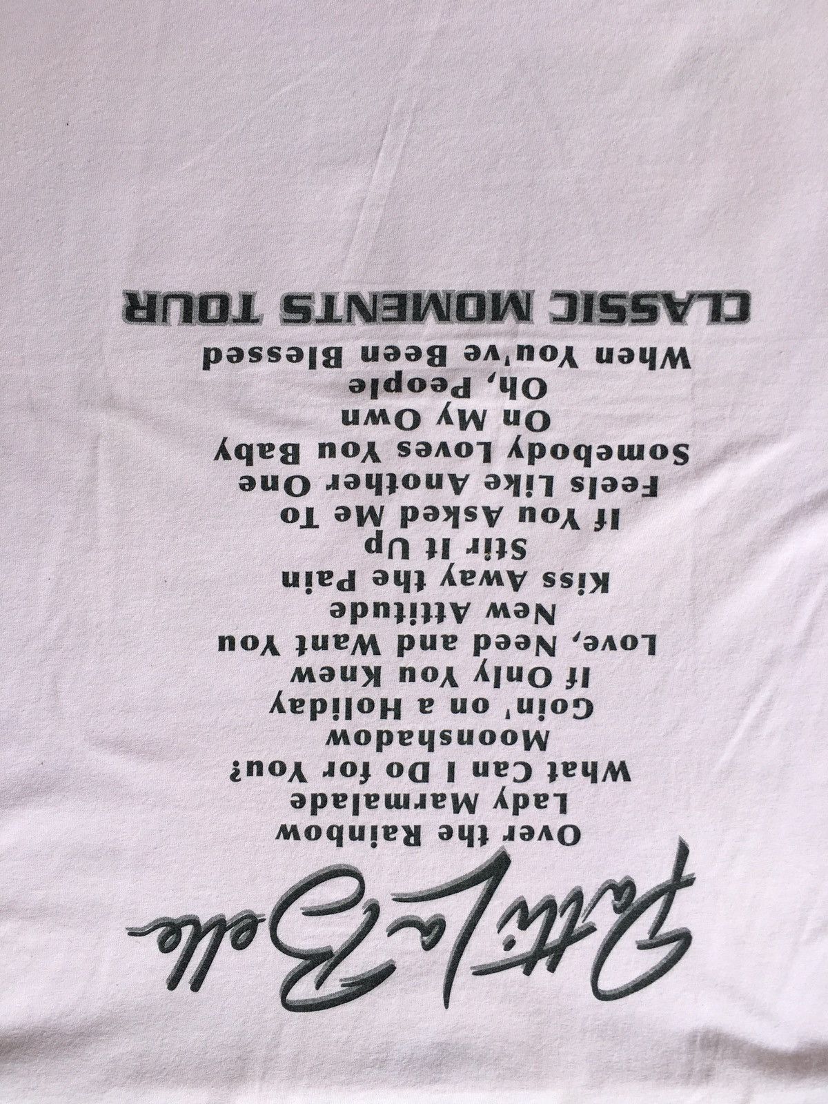 Rap Tees Vintage Patti La Belle Classic Moments Tour Tshirt Size US XL / EU 56 / 4 - 11 Thumbnail