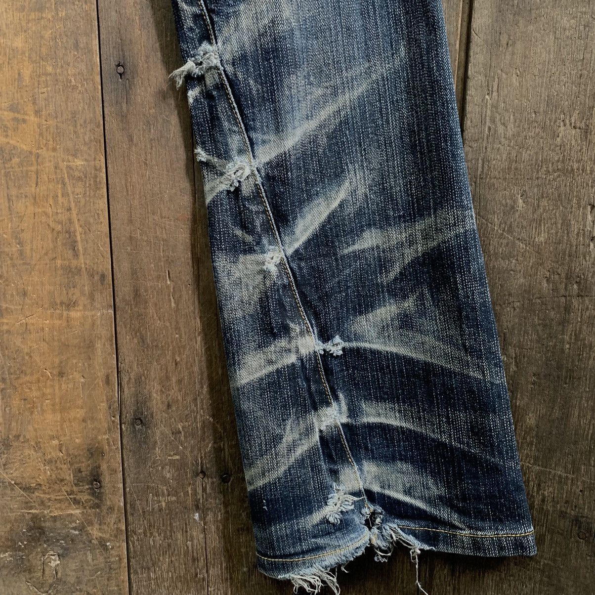 Tornado Mart Vtg Tornado Mart Distressed Denim Jeans Size US 32 / EU 48 - 11 Thumbnail