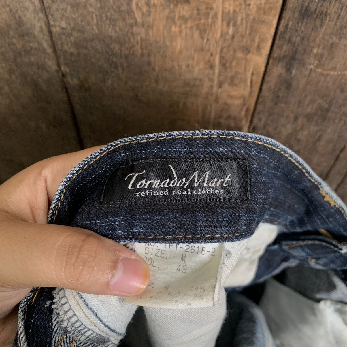 Tornado Mart Vtg Tornado Mart Distressed Denim Jeans Size US 32 / EU 48 - 16 Thumbnail