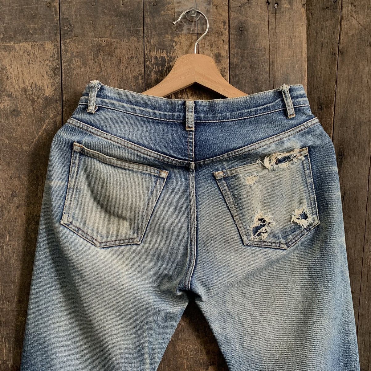 A.P.C. Vtg A.P.C Selvedge Distressed Denim Jeans Size US 27 - 11 Thumbnail