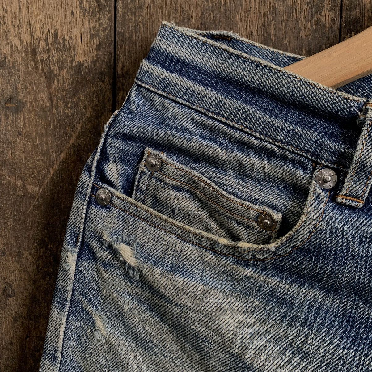 A.P.C. Vtg A.P.C Selvedge Distressed Denim Jeans Size US 27 - 8 Thumbnail