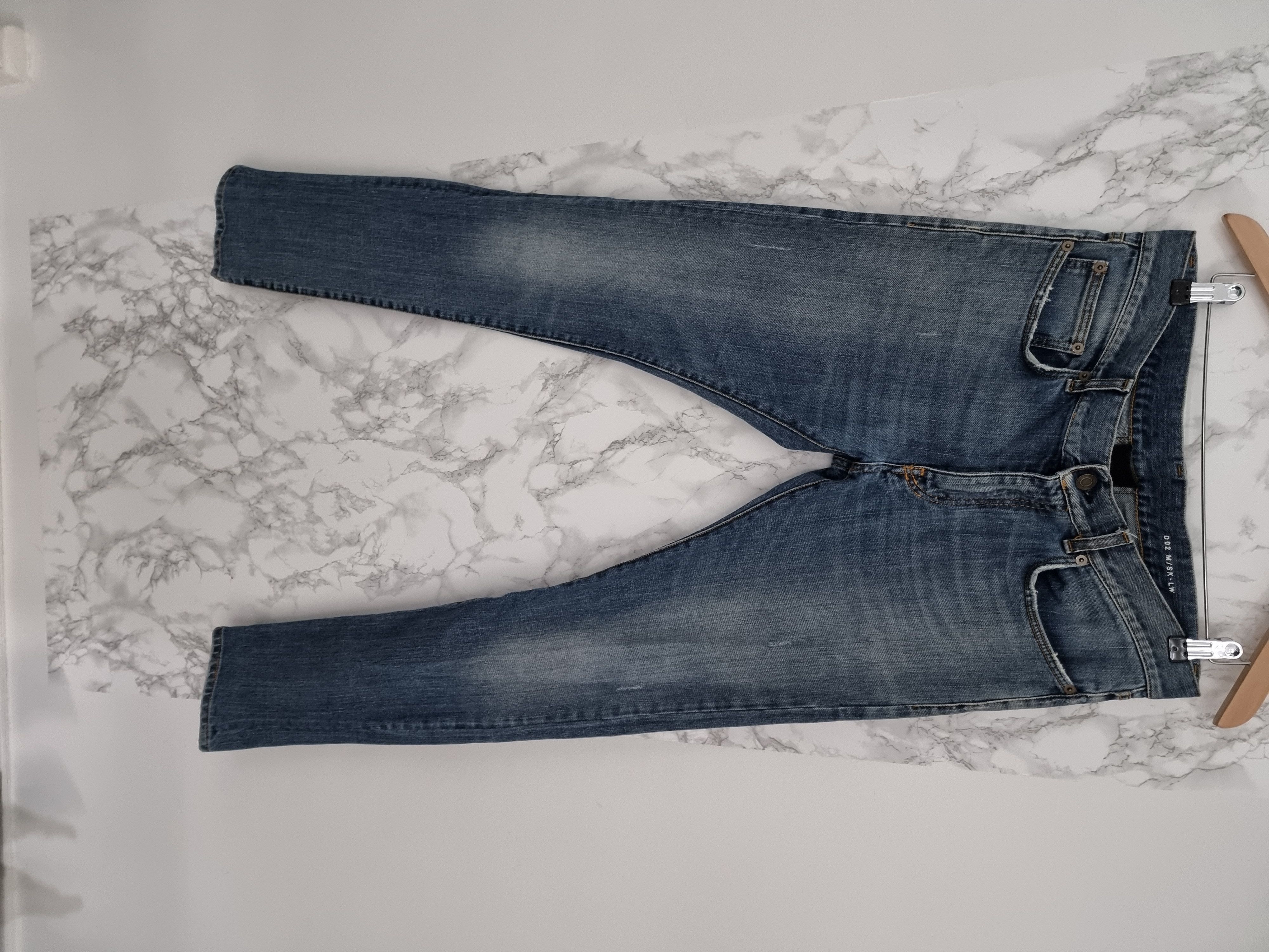 image of Saint Laurent Paris Fw13 Saint Laurent Dirty Wash Denim Size 32Iconic in Blue, Men's