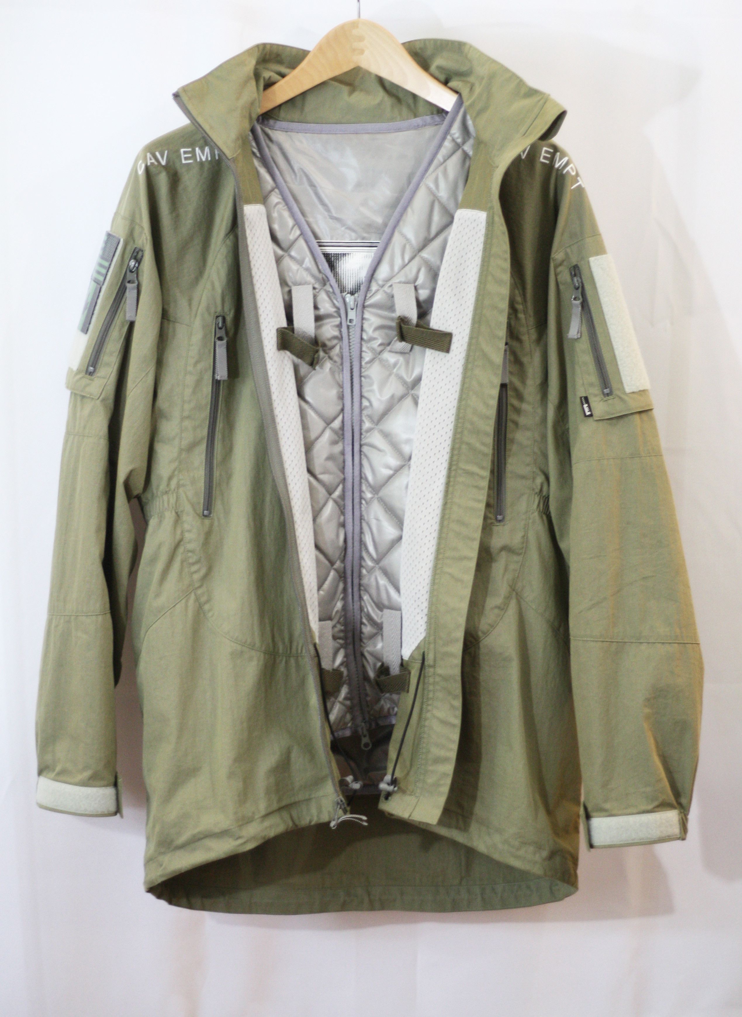 Cav Empt Mil Grey Jacket With Liner