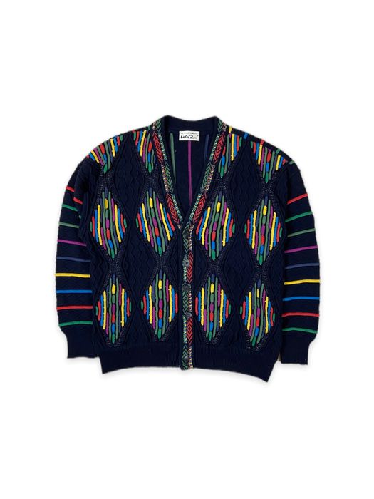 Vintage 90s CARLO COLUCCI KNIT CARDIGAN COOGI STYLE AUSTRALIA