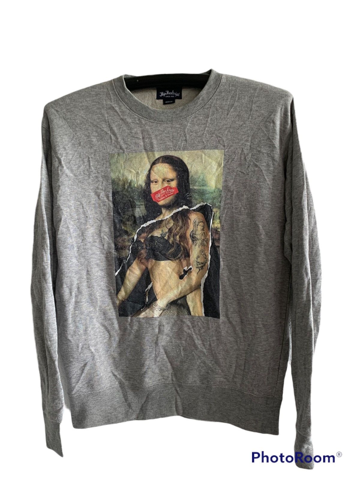 Japanese Brand Flip The Script Sweatshirt Mona Lisa Parody Size US XS / EU 42 / 0 - 1 Thumbnail
