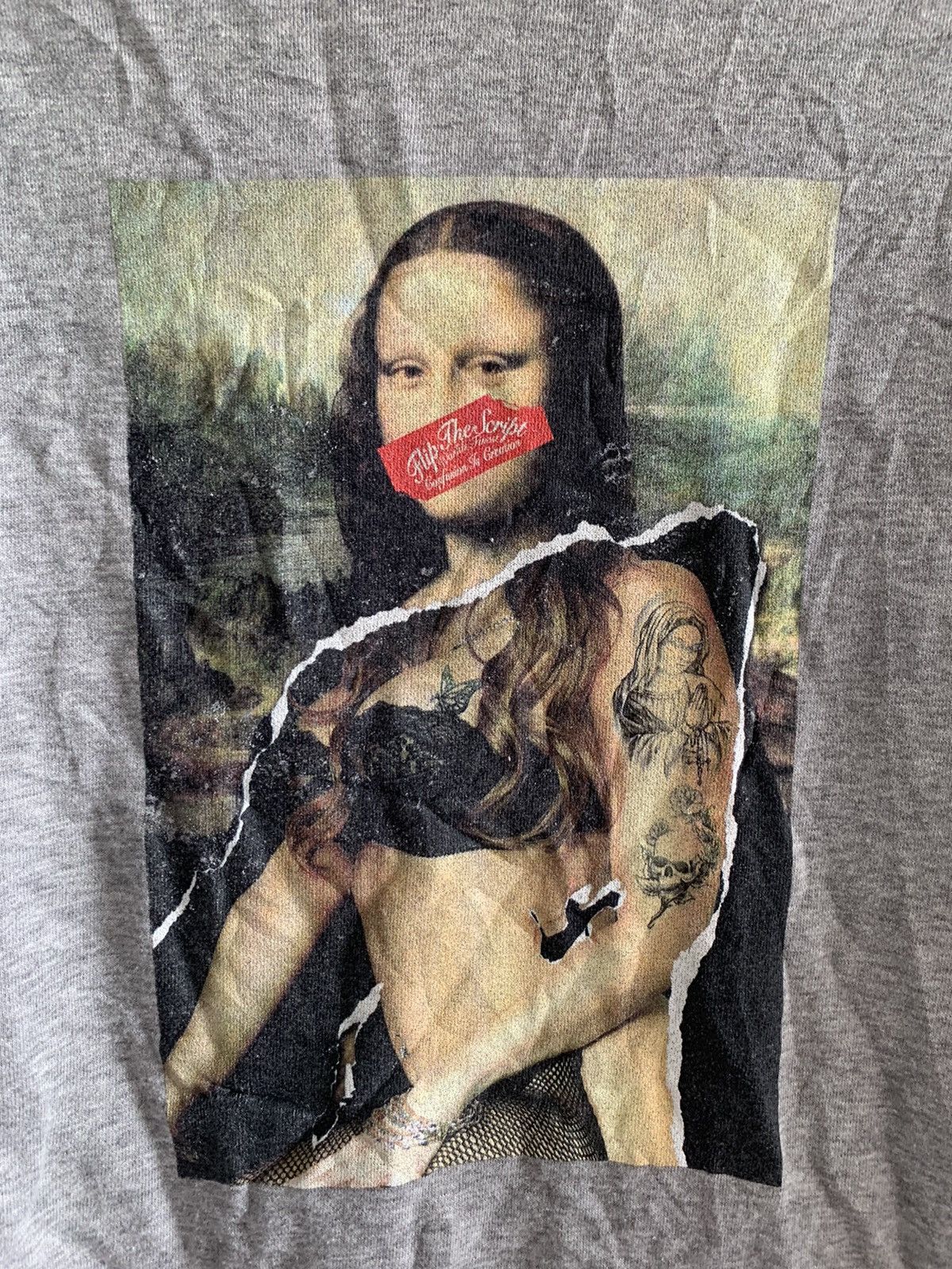 Japanese Brand Flip The Script Sweatshirt Mona Lisa Parody Size US XS / EU 42 / 0 - 4 Thumbnail