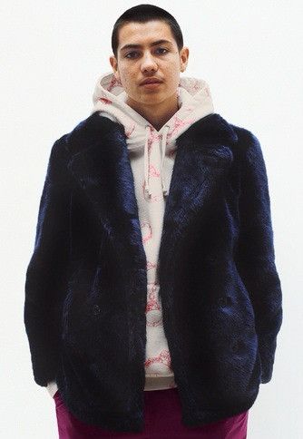 Supreme Supreme®/Schott® Fur Peacoat | Grailed