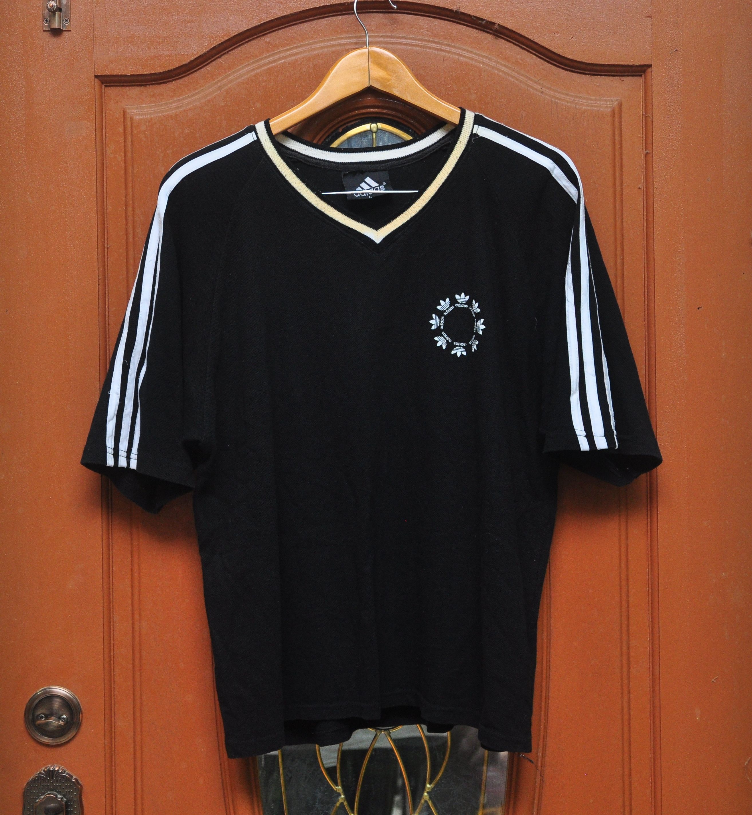 Adidas × Designer × Japanese Brand Adidas Shirt / hip hop swag skate rap gift kappa Size US L / EU 52-54 / 3 - 2 Thumbnail