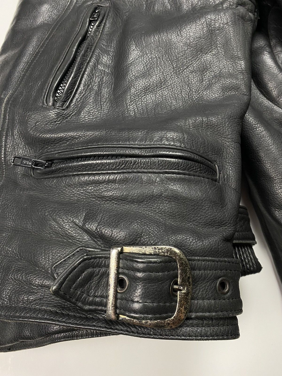 Belstaff Vintage Belstaff Leather Motorcycle Biker Jacket Size US S / EU 44-46 / 1 - 10 Thumbnail