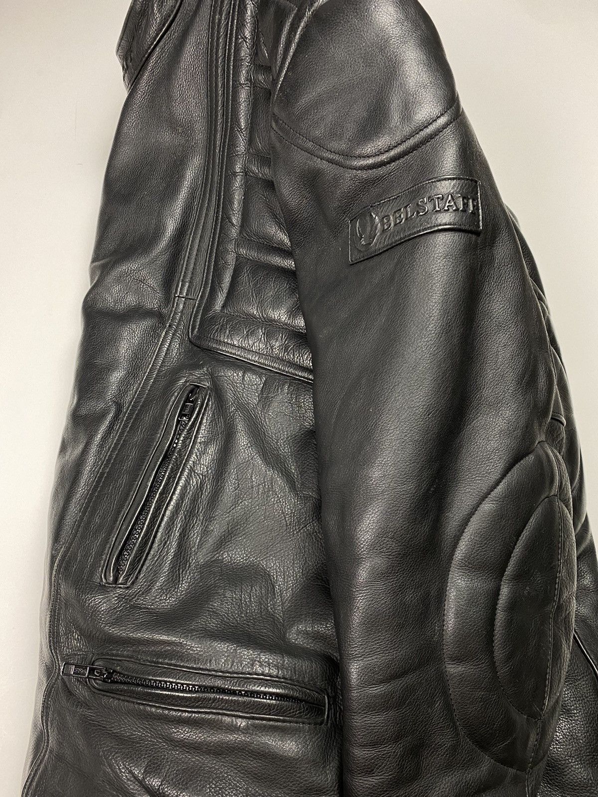 Belstaff Vintage Belstaff Leather Motorcycle Biker Jacket Size US S / EU 44-46 / 1 - 11 Thumbnail