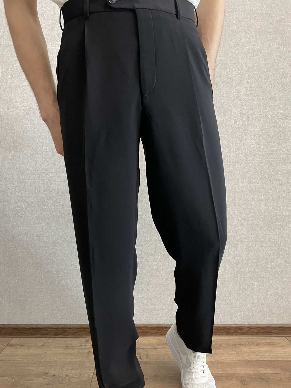 Haupt Hauptfutter lining-voering double Black Trousers size 32x34 Size US 32 / EU 48 - 9 Thumbnail