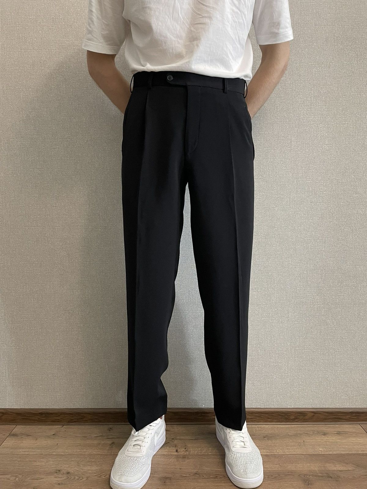 Haupt Hauptfutter lining-voering double Black Trousers size 32x34 Size US 32 / EU 48 - 5 Thumbnail