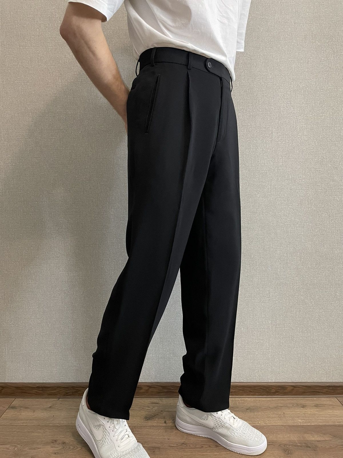 Haupt Hauptfutter lining-voering double Black Trousers size 32x34 Size US 32 / EU 48 - 6 Thumbnail