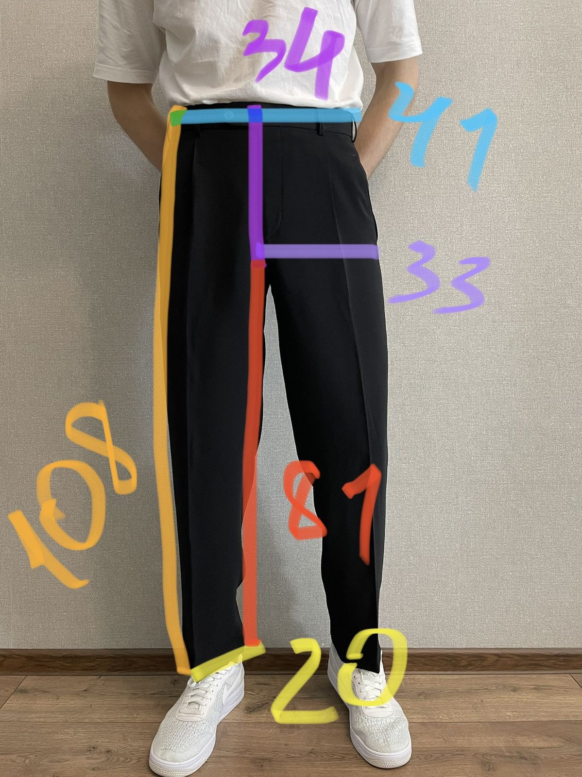 Haupt Hauptfutter lining-voering double Black Trousers size 32x34 Size US 32 / EU 48 - 12 Thumbnail