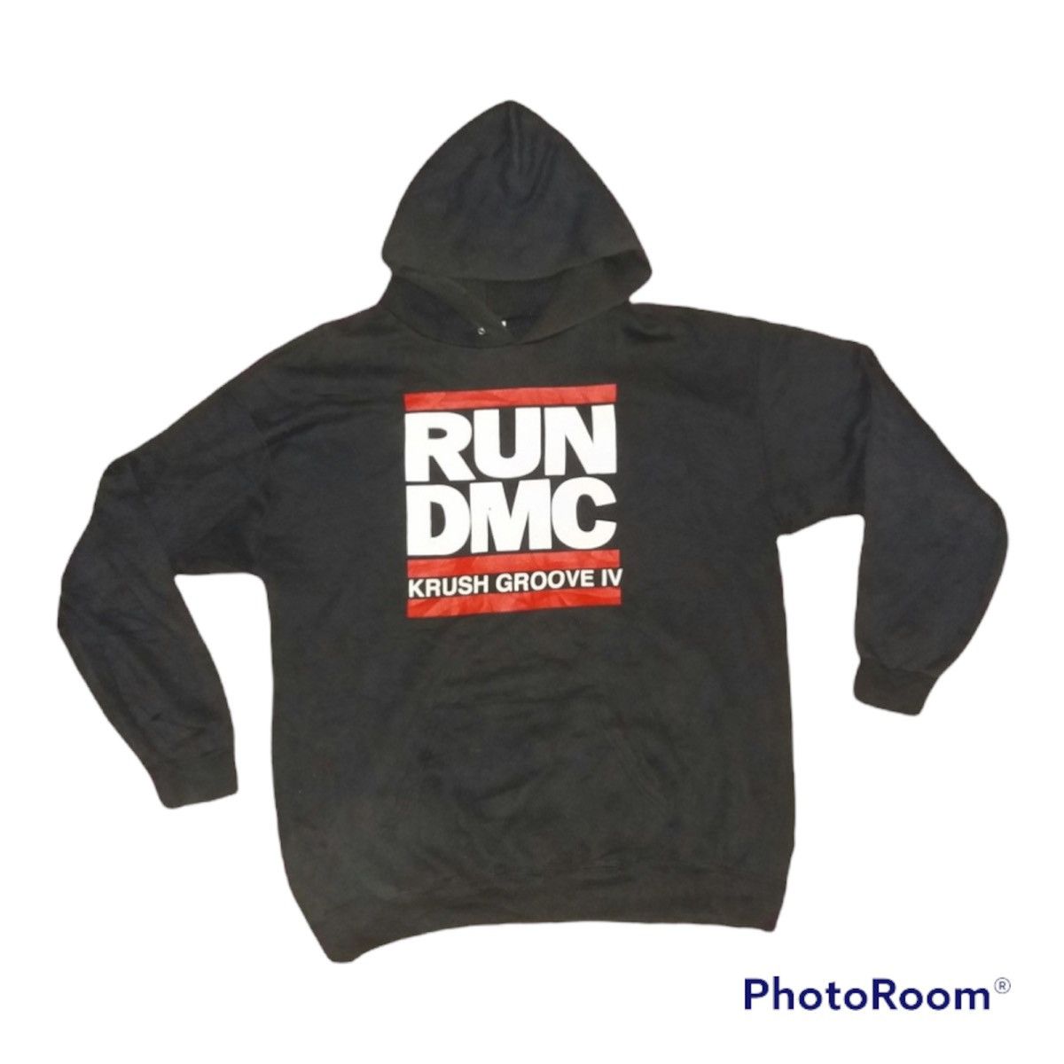 Rap Tees RARE VINTAGE RUN DMC KRUSH GROOVE HOODIE VINTAGE HIP HOP Size US XXL / EU 58 / 5 - 1 Thumbnail