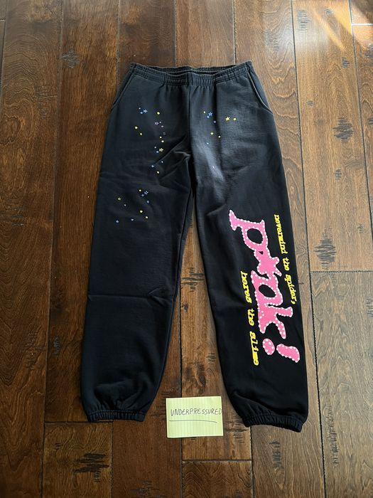 Black best sale astroworld sweatpants