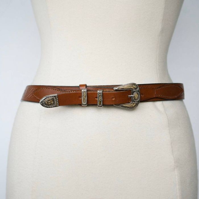 Vintage Vintage Chic Leather Belt Made in France | Grailed