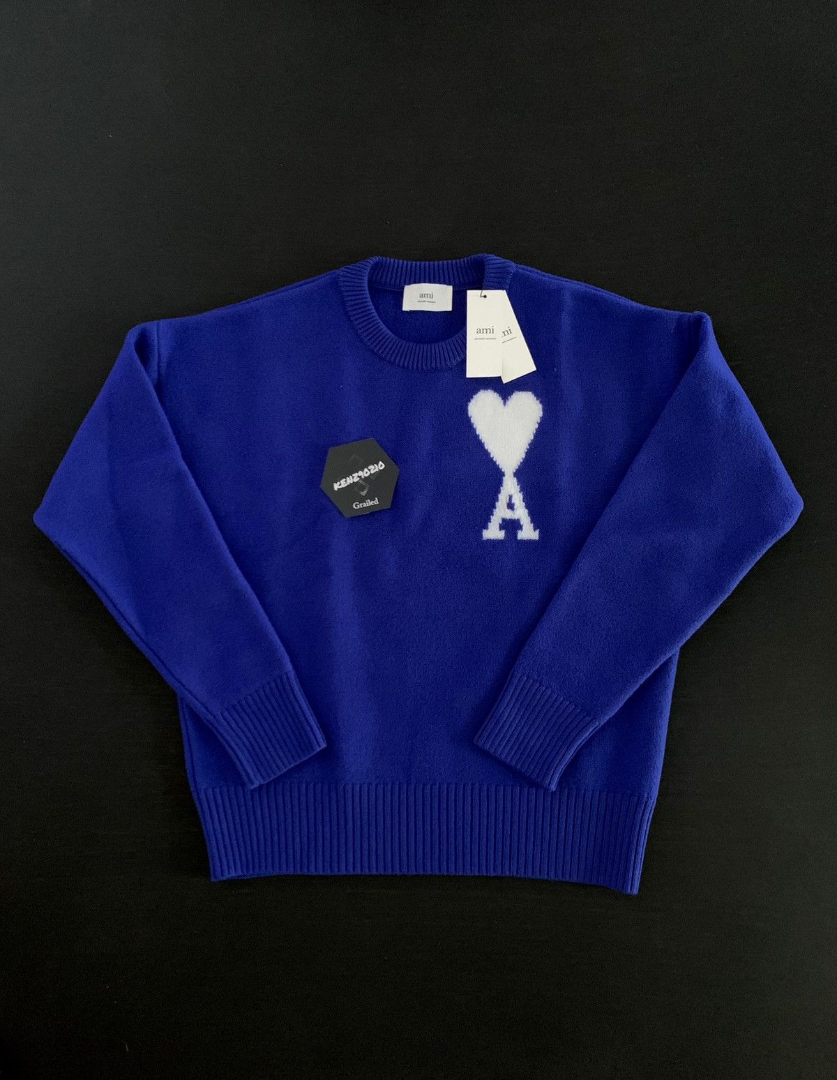 Ami Paris Oversized Logo Sweater