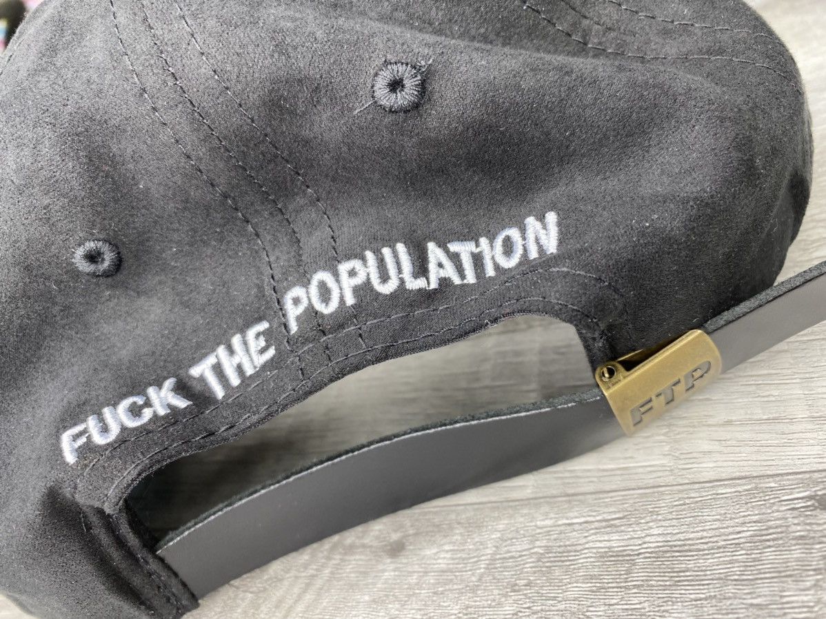 Fuck The Population FTP RED AND BLACK FLATBRIM STRAPBACK VTG DEADSTOCK Size ONE SIZE - 4 Thumbnail