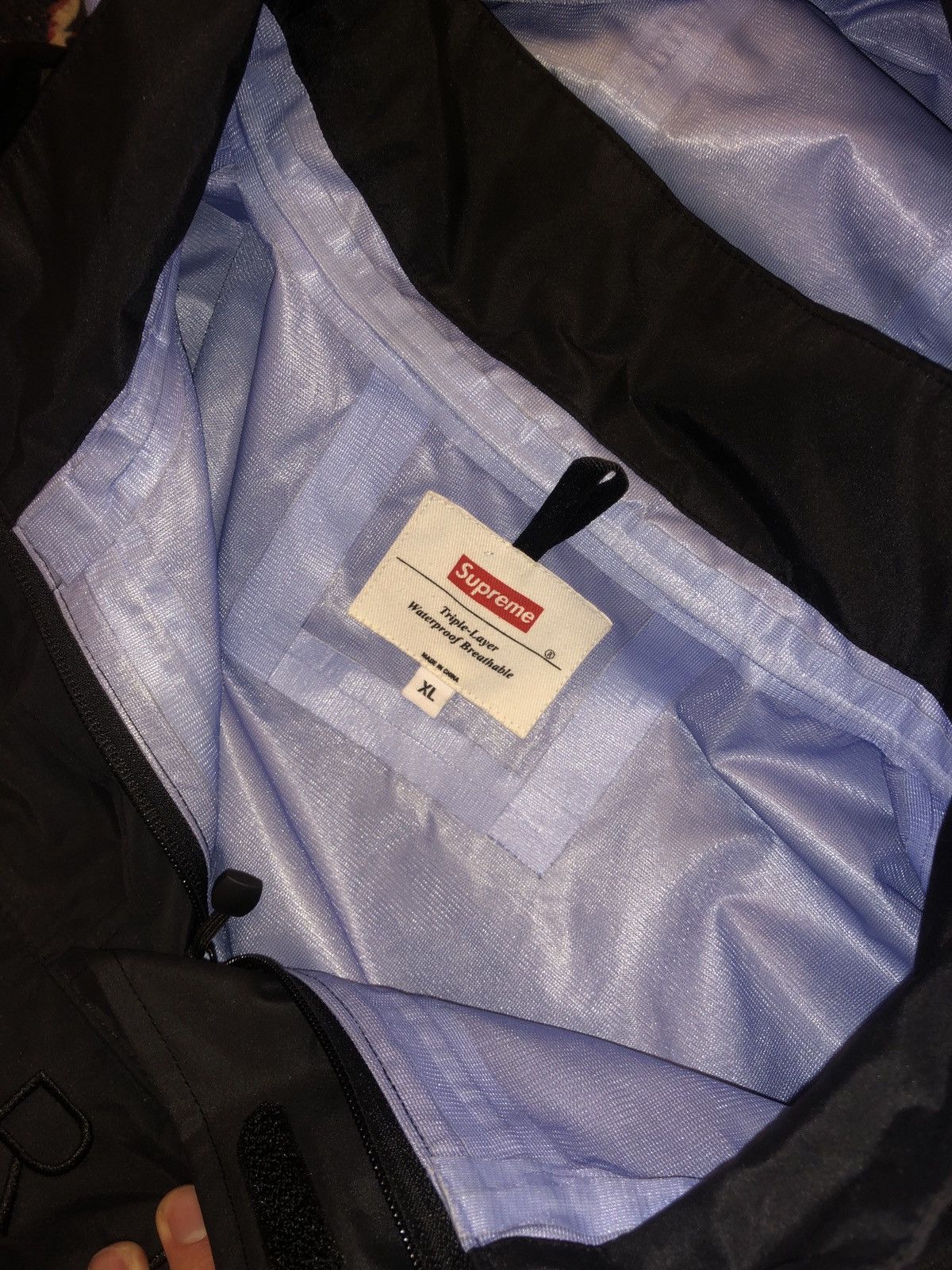 Supreme Triple layer waterproof breathable jacket | Grailed Supreme Triple layer waterproof breathable jacket | Grailed