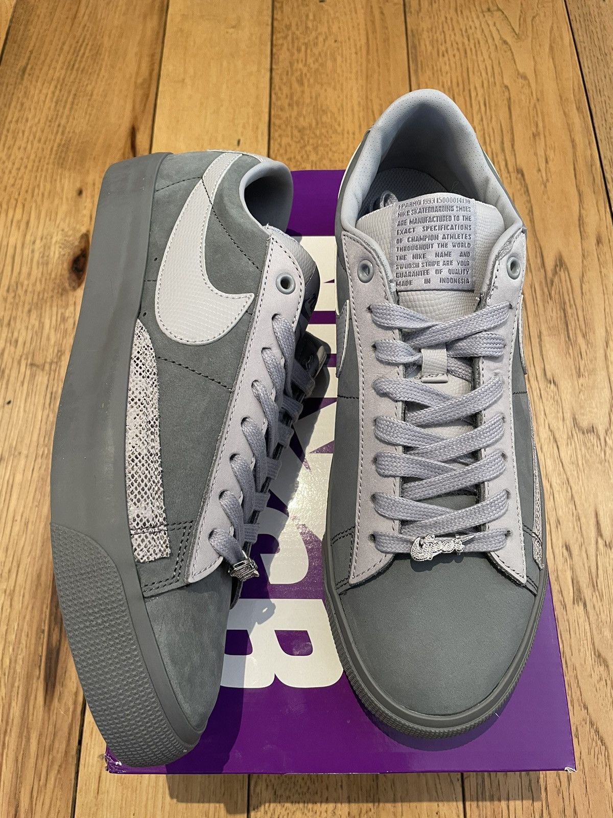 FPAR × Nike Nike x FPAR SB Zoom Blazer Low QS “Cool Grey” | Grailed