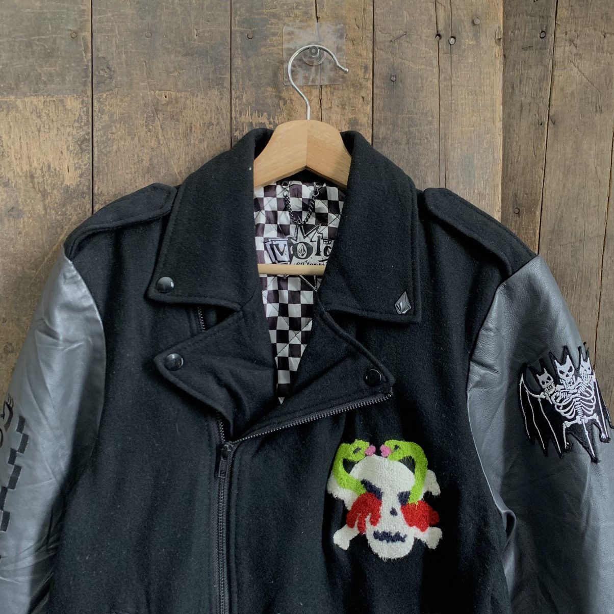 Volcom Volcom Big Logo Leather Jacket Size US S / EU 44-46 / 1 - 3 Thumbnail