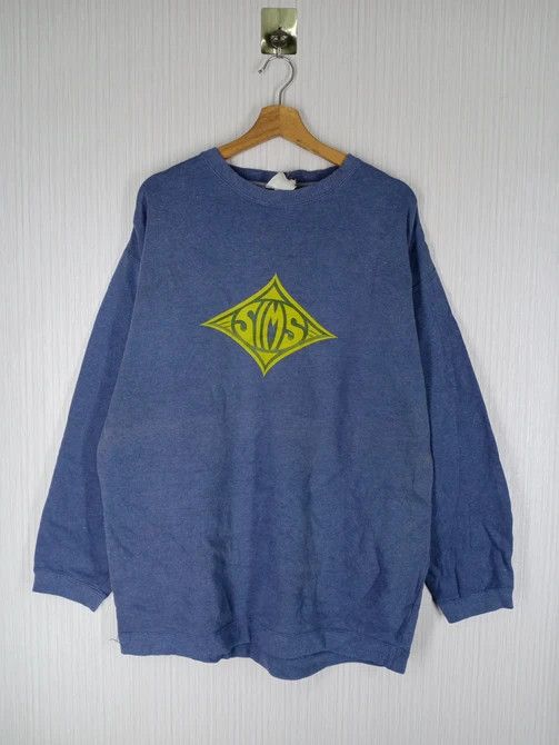 Shorty's Skateboards VINTAGE 90'S SIMS BOARD COMPANY BIG LOGO SWEATSHIRT Size US L / EU 52-54 / 3 - 2 Thumbnail