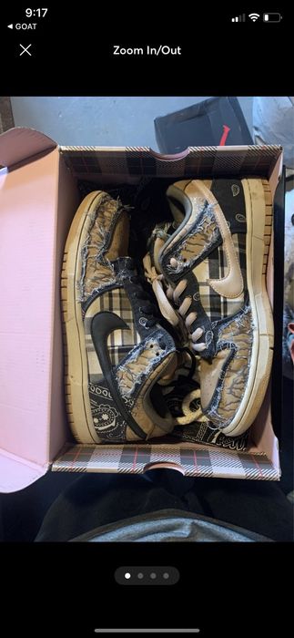 Nike OG All Special Box Travis Scott Nike SB dunk low ripped | Grailed