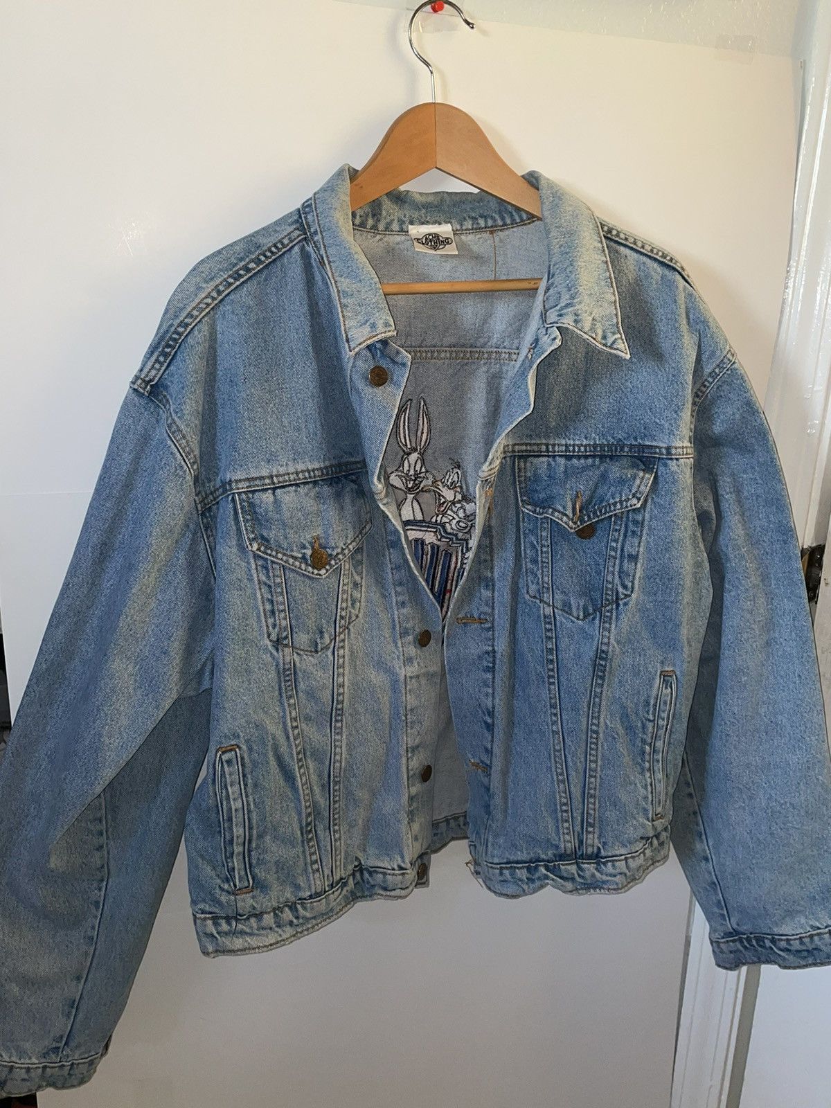 Vintage Vintage Looney Tunes denim jacket Size US XL / EU 56 / 4 - 2 Thumbnail