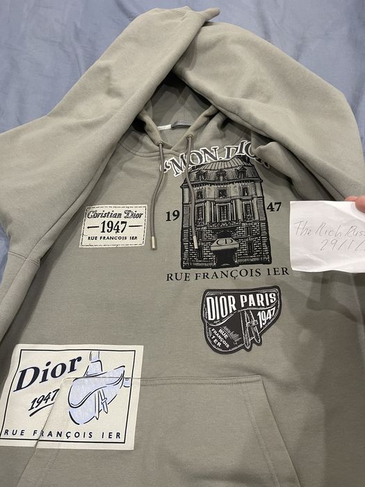 Dior best sale patch hoodie