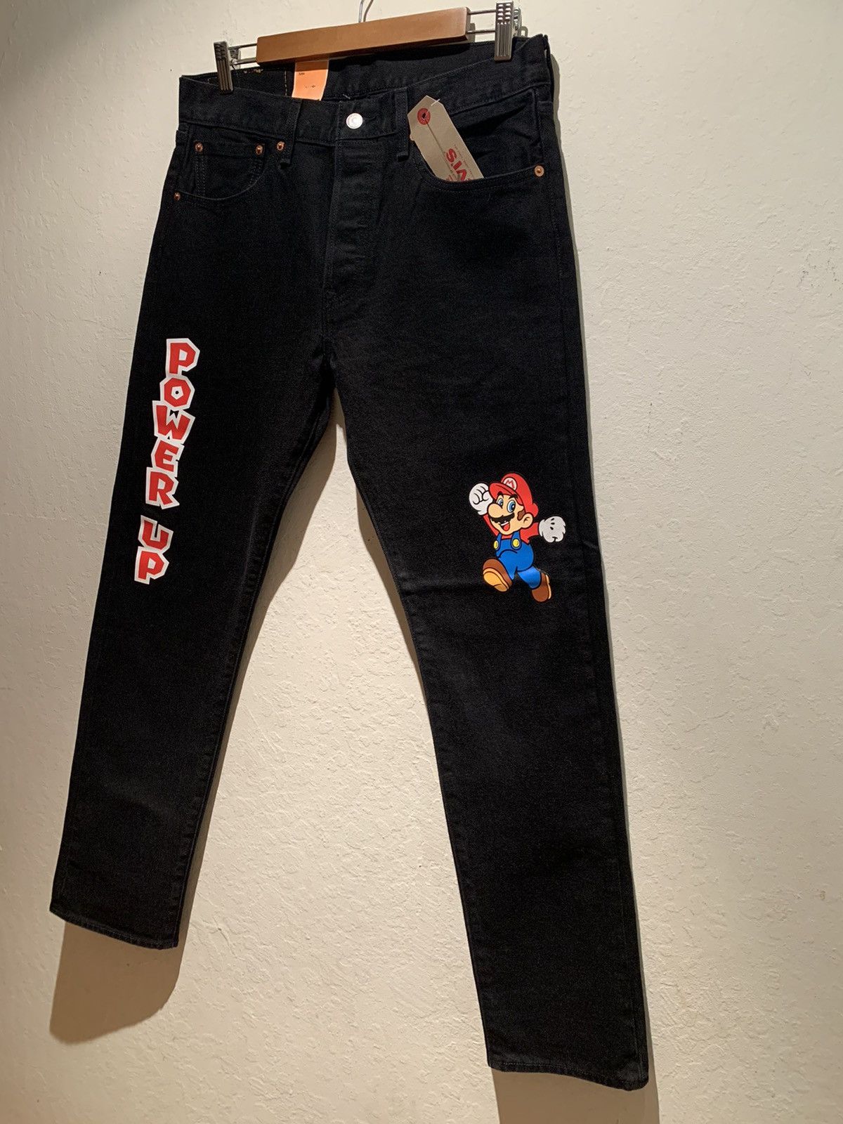Levi's × Levi's Vintage Clothing × Nintendo *RARE* New Levi’s x Nintendo Super Mario 501 ST Denim Jeans Size US 32 / EU 48 - 1 Thumbnail