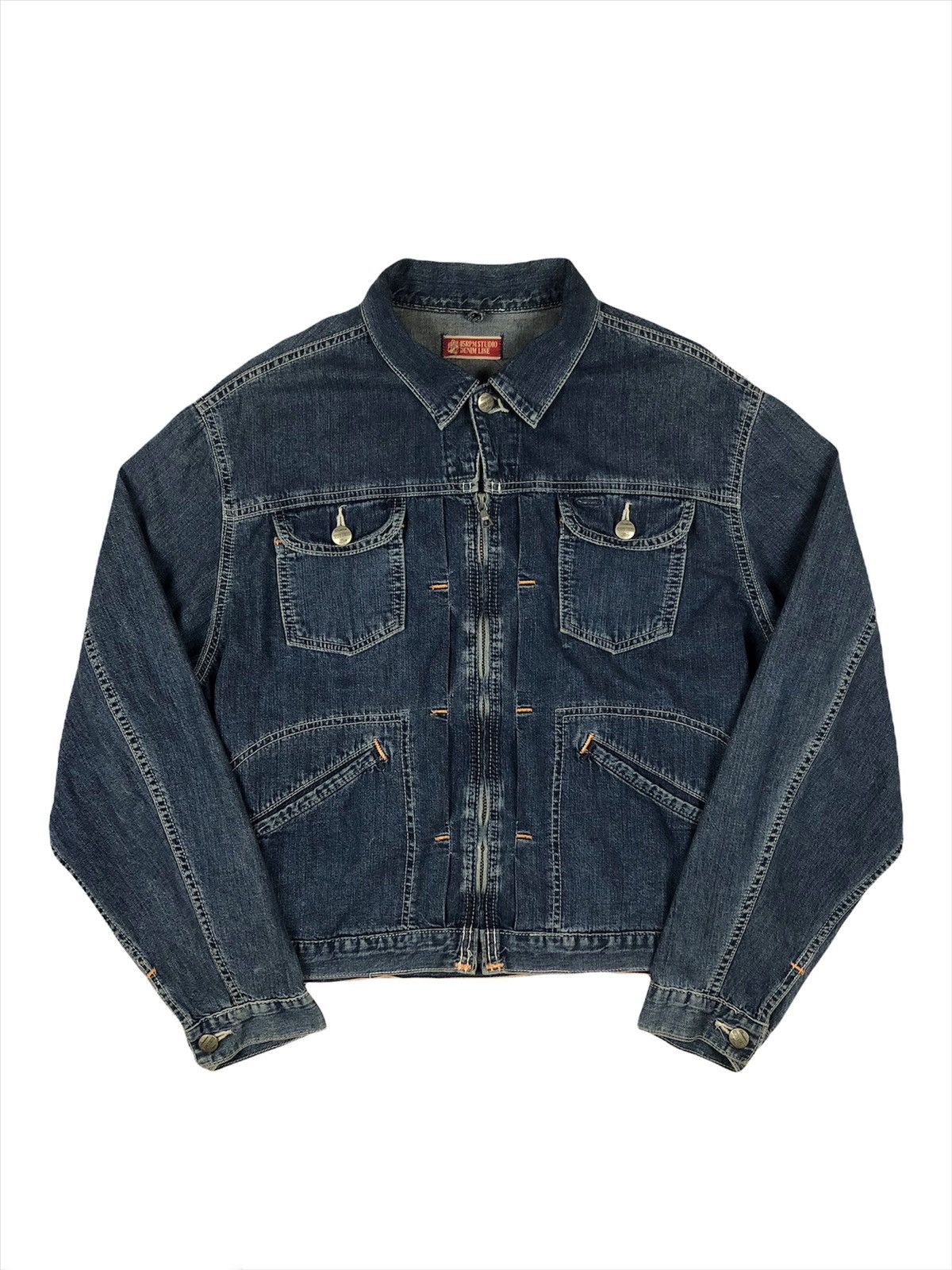 45rpm 45rpm Studio Cropped Denim Jacket Size US M / EU 48-50 / 2 - 1 Thumbnail
