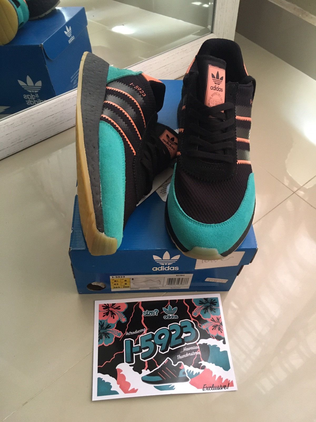 Adidas I-5923 Hawaiian Thunderstorm Size US 8.5 / EU 41-42 - 1 Preview