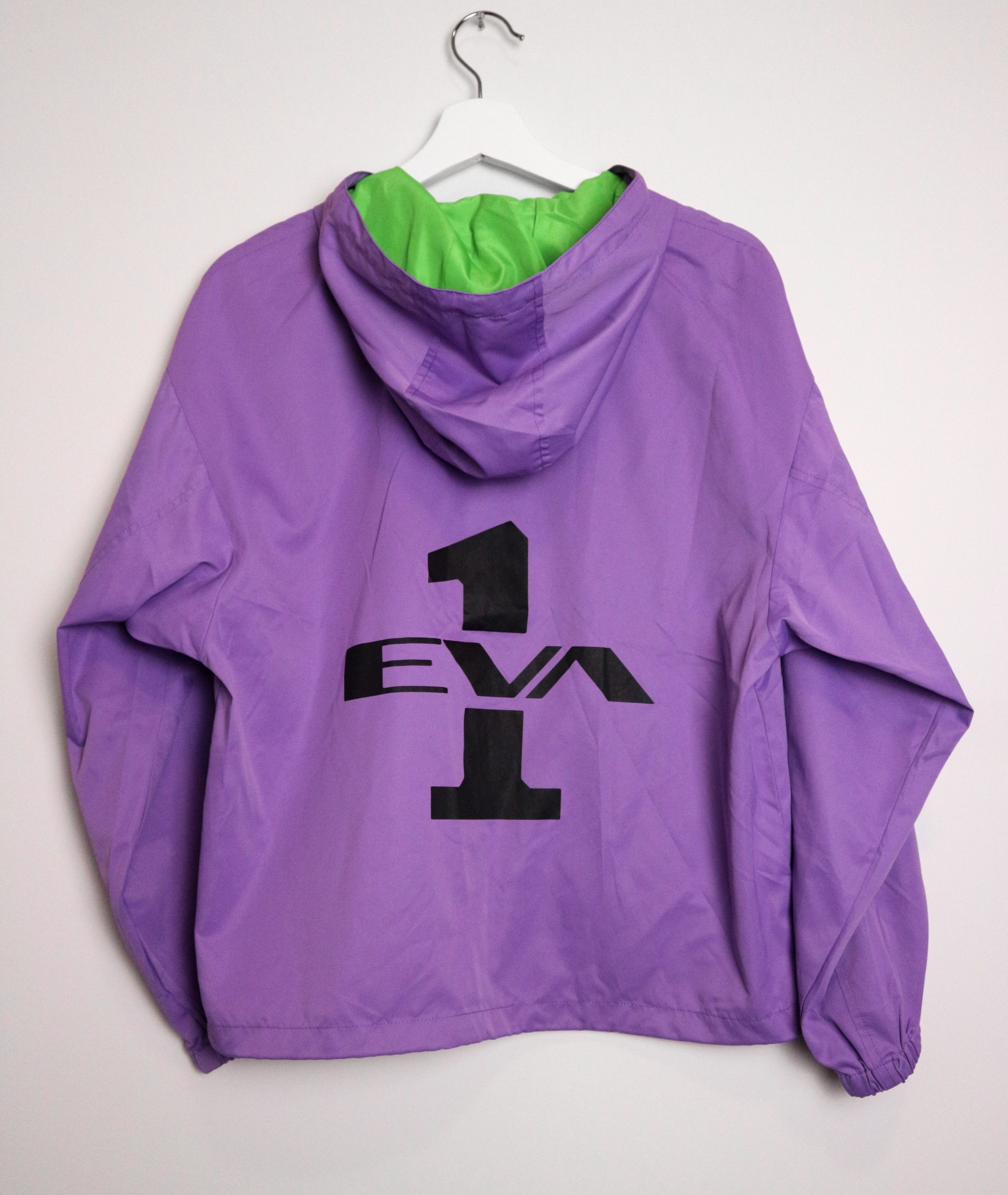 Anime × Cartoon Network × Japanese Brand GU Evangelion NERV Rain Jacket Size US M / EU 48-50 / 2 - 1 Thumbnail