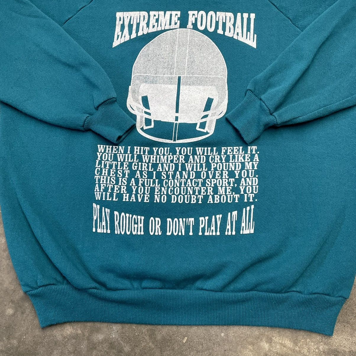 Vintage Vintage Made In USA Extreme Football Comedy Crewneck Large Size US L / EU 52-54 / 3 - 3 Thumbnail